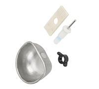 10PCS Rabbit Breeding Equipment Stainless Steel Nipple Drinking Water Bowl Anti Scratch Chew Splint Type Fixed Design Adjustable Supply Sensitivity Practical for Cages