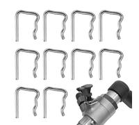 10PCS Rail Injector Leak Off Retaining Clips, Leak Off Pipe Clips, Common Injector Leak Seal Clamp for Ford Peugeot Citroen VW Jaguar, Fuel Pipe Kit for Injector Maintenance and Repair