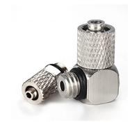 10PCS Rapid Fitting Pneumatic Push on Quick Connection Adaptors Male & Female Straight Elbow Tee Throttle & Swivel(8-02 (8mm-1l4),Mini PL 10PCS)