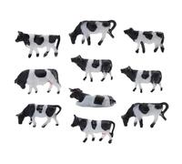 10Pcs Realistic Cow Models ABS Farm Animal Ornament Collectors | Tiny ABS Realistic Cow Models for Kids Room Decoration and Collectors Gift, Educational Toy for Home Decoration