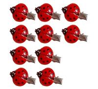 10PCS Realistic Lady Bird Hair Accessories Comfortable Clip Cartoon Decoration School Outdoor Activity Hair Clip, Free Size, As described
