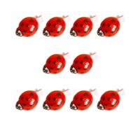 10PCS Realistic Ladybirds Hairpins For Girls Boys Party School Resin Hair Accessories Hair Decoration Clip For Braids
