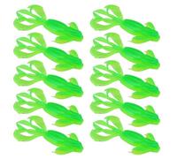 10PCS Realistic Shrimp Lures Flexible Construction Rhythm Meditative Scintillate for Attraction TPE Fishing with Internal Two Tone Jumping Lure Internal Reflective Topwater with Hidden Hooks Elastic