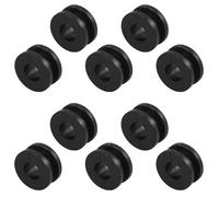 10pcs Rear Shock Absorber Rubber Bushing for Motorcycle and E Bikes | Black Rubber, Universal Fit, Easy Install Upgrade, for Rough Road Riding and Home Mechanics