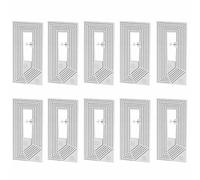 10PCS Rectangle NFC Tags Stickers, 21 * 11mm, Wafer Thin Wet Inlays, NFC Cards Compatible with All NFC Enabled Phones and Devices