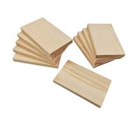 10PCS Rectangle Wood Boards Unfinished Wood Blocks for Crafting, 10x6x1cm Blank Whittling Wooden Blocks for Carving,Painting & Burning