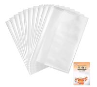 10PCS Recyclable Plastic Book Protectors for Students Clear Anti Tear Coverings Fits Various Textbook Size Classroom Book Protectors