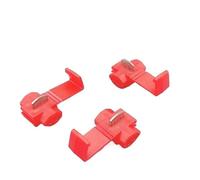10PCS Red 0.5-1.0mm2 22-18 AWG Lock Wire Electrical Cable Connectors Quick Splice Terminals Crimp Adaptetr Socket