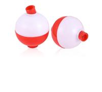 10pcs Red Abs Ball Float Sea Fishing Bait Accessory for Fishing Lover | Plastic Ring Design, Lightweight Build, Convenient Handling, Fishing Floats