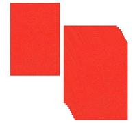 10PCS Red Glitter Sheets A4 Size,Non Shed Shinny Paper,Self Adhesive Glitter Sheets for Sparkle Bling Crafting