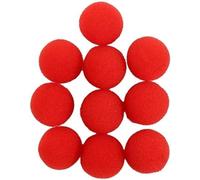 10Pcs Red Sponge Balls Soft Magic Tool Sponge Balls,Lightweight Mini Street Classical Comedy Trick Props Magic Kits and Accessories Novelty and Gag(2.5cm)