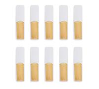 10pcs Reeds, Reed Tenor Saxophone Sax Reeds Set Instrument Accessories, Tenor Saxophone Reed, Saxophone Reeds Accessory for Saxophone Replacement Reed