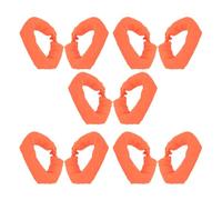 10pcs Reflective Traffic Cone Ring Weight Bag Circular Cloth Orange