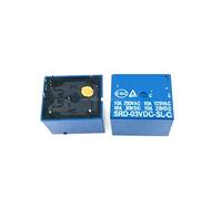 10Pcs Relay DC 3V 5 Pin Mini Power Relays PCB Type SRD-03VDC-SL-C