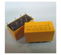 10PCS Relay HK19F-DC3V DC5V DC9V DC12V DC24V-SHG 8PIN 1A/125VAC 2A/30VDC(HK19F-DC24V-SHG)