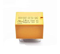 10PCS Relays HK4100F-DC3V DC5V DC9V DC12V DC24V-SHG 6PIN 3A/250VAC 3A/30VDC Power Relay(HK4100F-DC3V-SHG)