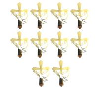 10pcs Religious Crossed And Doves Cake Decoration Insert For Birthday Party Christening Event Decorative Cake Toppers Gold Baptism Decoration