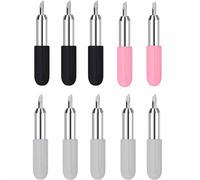 10Pcs Replacement Blades for Cricut Joy -5Pcs 45° Fine Point + 3Pcs 60° Deep Cut + 2Pcs 30° Shallow Cut - Vinyl Plotter Compatible with Cricut Joy Blade, Includes Fine Point Blade for Cricut Joy