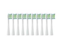 10PCS Replacement Brush Heads ，Compatible for Oclean ，Flow/X/X PRO/F1/ One/Air 2 Electric Toothbrush Head A(Black)