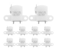 10pcs Replacement Erasing Head for Recorders, Permanent Magnet White | No Power Needed, Lightweight Metal and Plastic Build, for Dictation Machines and Studio Archiving