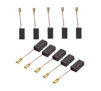 10pcs Replacement Graphite Copper Carbon Brushes 15x8x5mm for Electric Hammer, Drill, and Angle Grinder