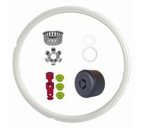 10PCS Replacement Parts for Instant Pot Pro 80 8QT and Duo Evo Plus 8Qt, Include Steam Release Handle, Sealing Ring, Float Valve W/Silicone Cap and Anti-Block Shield By Pnltae