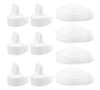 10pcs Replacement Parts for Spectra S1 Spectra S2 Spectra 9 Plus, BPA-Free 6pcs Duckbill Valves 4pcs Silicone Membrane, Not Original Accessories for Spectra