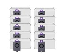 10pcs Replacement Vacuum Cleaner Bag,Compatible For NARWAL Flow，Robot Household Cleaning Appliance Accessories