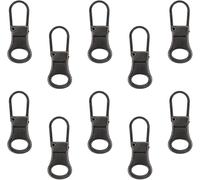 10pcs Replacement Zipper Pulls - Detachable Metal Zipper Pull Tabs, Extender Zipper Pulls, Zipper Pull Replacement, Zipper Pull replacementRepair Kit for Jackets, Jeans, Pants, Coats, Backpacks
