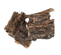 10pcs Reptile Tree Bark Hide with Spider Wood, Cork Bark for Snakes | Natural Coffee Wood and Bark Pieces, Textured Rough Finish, Hideout Building for Basking Areas and Jars