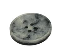10pcs Resin Four Hole Buttons 15mm to 25mm, Black, 18 mm 10Pcs