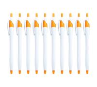 10Pcs Retractable Ballpoint Pen with Clip Signing Guest Sign in for Retractable Ballpoint