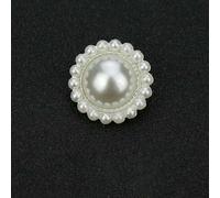 10pcs Retro Flower Round Heart Metal Pearl Buttons Female Suit Dress Shank Button DIY Sewing Clothing Accessories needlework-13
