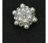 10pcs Retro Flower Round Heart Metal Pearl Buttons Female Suit Dress Shank Button DIY Sewing Clothing Accessories Needlework-9