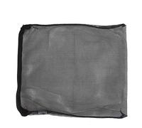 10Pcs Reusable Aquarium Filter Bag with Zipper for Easy Cleaning and Replacement of Filter Materials in Fish Tanks - Durable Polyester, Size 12.6x10.6in (Black)