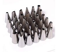 10Pcs Reusable Stainless Steel Icing Tip Pastry Tips Cake Decorating Supplies Random Patterns Creative and Exquisite WorkmanshipAttractive Design