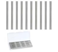 10PCS Reversible Electric Planer Blades 82mm, Double-Sided HSS Carbide Planer Knifes with Smooth Cutting Edges & Precision Ground Machinery Part Replacements for Makita, Bosch, Hitachi