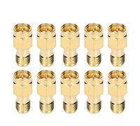 10PCS RF Coaxial Connector,SMA SMA Adapter, SMA Male to Female Adapter Reverse Connector SMA Adapter SMA Reverse Adapter Male to Female Cable Adapter 50 Ohms RF Cable