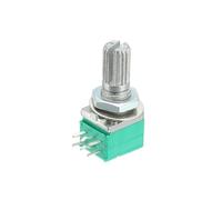 10PCS RK097 RK097N Potentiometer B1K 5K 10K 20K 50K 100K 500K 15mm 3Pin Audio Shaft Amplifier Sealing Potentiometers kit(5K Ohm)
