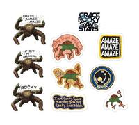 10PCS Rocky Project Hail Mary Stickers Movie Merchandise Rocky Project Hail Mary Merch Waterproof Laptop Decals for Water Bottle Laptop Computer Skateboard for Fans A01