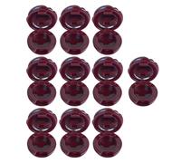 10PCS Rose Design Mirrored Lipstick Holder Compact Travel Size Cosmetic Storage Case for Lip Gloss Valentines Present Compact Eyeshadow Lipstick Organizer