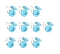 10PCS Rose Design Mirrored Lipstick Holder Compact Travel Size Cosmetic Storage Case for Lip Gloss Valentines Present Multicolor Lipstick Pots