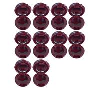 10pcs Rose Design Refillable Lip Balm Jars with Miroor Leak Proof Cosmetic Containers Travel Cosmetic Rack