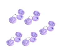 10pcs Rose Design Refillable Lip Balm Jars with Miroor Leak Proof Cosmetic Containers Travel Rack Containers