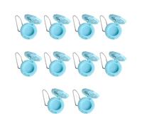 10pcs Rose Design Refillable Lip Balm Jars with Miroor Leak Proof Cosmetic Containers Travel Rack Containers