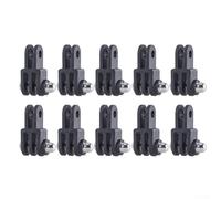 10PCS Rotary Extension Adapters for Action Cameras Compatible with Action Camera Models Requiring 36x18mm Profile Mounting Clearance