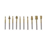 10pcs Rotary File Engraving Cutter Wood Tool Electric Grinding Polishing For Hea