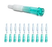 10Pcs Rotating Oxygen Pipe Couplers ABS Tubing Rotating Connector Adapter for Hospital Training and Research Laboratory ABS Clinical Pipe Link