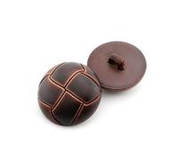 10Pcs Round Imitation Leather Plastic Buttons, Suitable for Coats, Clothing, Suitable for DIY Sewing Projects,18mm