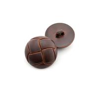 10Pcs Round Imitation Leather Plastic Buttons, Suitable for Coats, Clothing, Suitable for DIY Sewing Projects,25mm